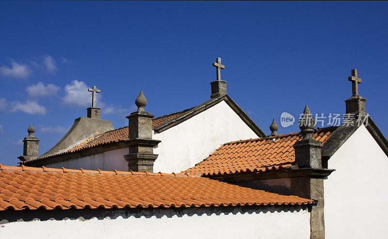 Matosinhos view, traditional rooftops, Leça da Palmeira.